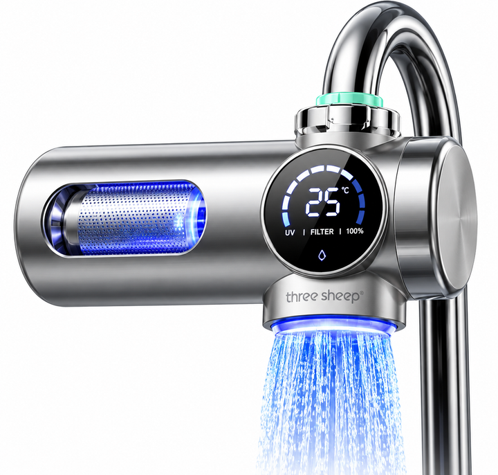 ThreeSheep UV Sink Filter Max faucet-mounted filter